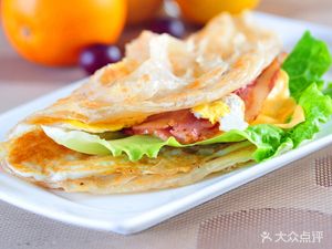 Hand-Rolled Pancake with Egg Injection
