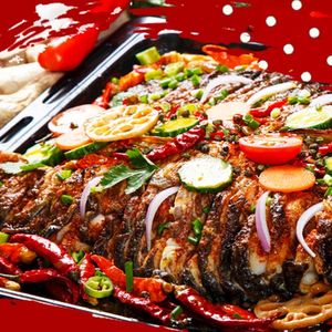 Shan Cheng Paper Wrapped Fish Sichuan Bamboo Skewer BBQ (Dongting Store)