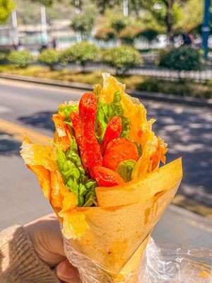 Magic Crispy Egg Pancake