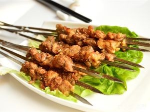 Xinjiang Gu Qi Si Roast Lamb Skewers