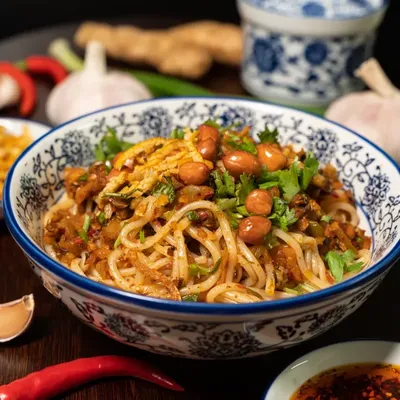 Blue Rim Bowl · Jiangxi Rice Noodles, Clay Pot Soup & Dumplings