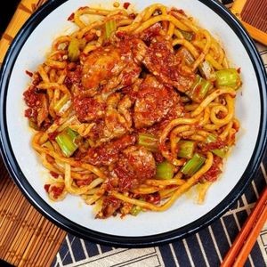 Lanzhou Hand-Pulled Noodles Stir-Fry (Lidao Si International Building Branch)