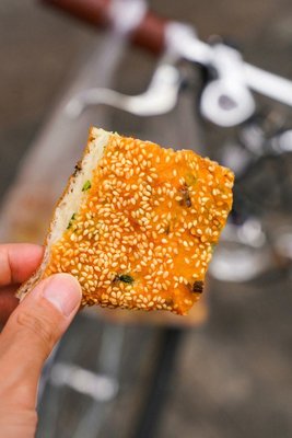 Shanghai Stir-Fried Flatbread
