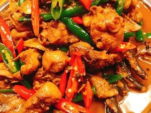 Noodles with Meat Sauce and Braised Fish