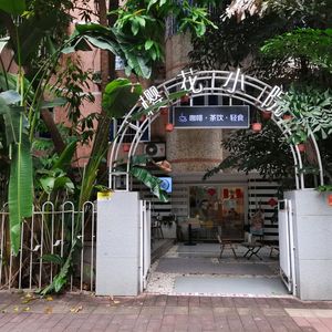 Cherry Blossom Courtyard - House Roasted Coffee Shop