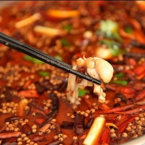 Green Double Chili Fish Hotpot