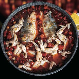 Shiwei Dachangtui Frog and Fish Head (Qionglai Branch)