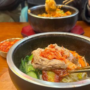 Korean Cuisine · Cheese Rice Cake Hot Pot