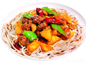 Authentic Shawan Spicy Chicken with Noodles