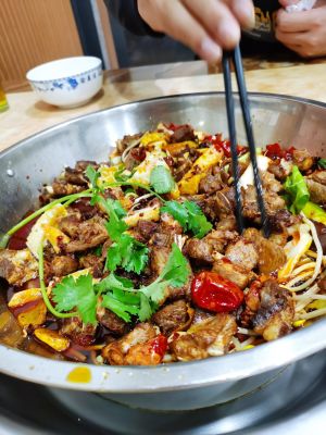 Tumiao Pot (Qianjiang Ancient Town Chicken Offal Dry Pot, Wuliping Branch)