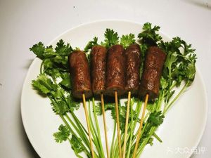 Old Brand Beef Tripe Skewers (Luo Ji Specialties)