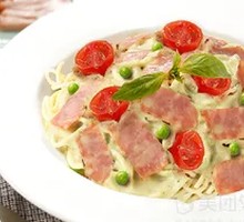Basil Bacon Pasta