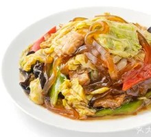 Napa cabbage with vermicelli