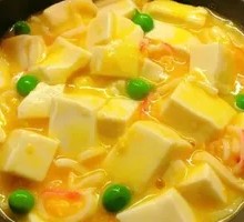 Crab Roe Tofu Pot