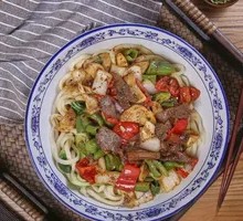 Stir-Fried Pork with Noodles