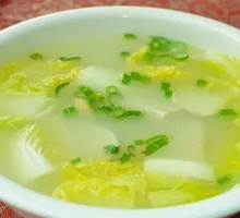 Chinese Cabbage Tofu Noodle Soup