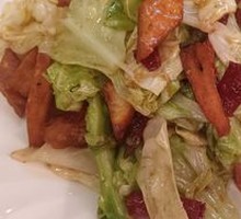 Stir-fried Napa Cabbage with Flatbread