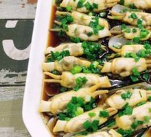 Scallion Oil Clams
