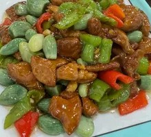 Pickled Garlic Stir-Fried Intestines