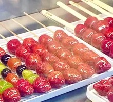 Candied hawthorn on a stick