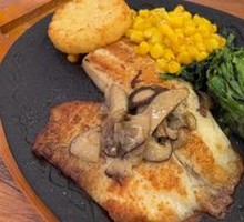 Mushroom Baked Fish