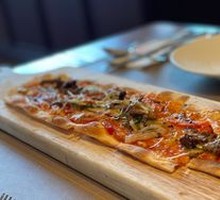Beef Crepe Pizza
