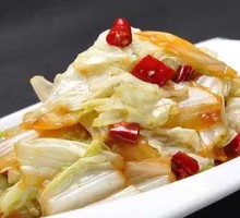 Spicy Sour Cabbage Rice Bowl