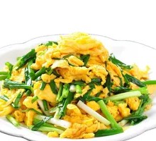 Garlic Shoots and Egg Rice Bowl
