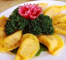 Golden Egg Dumplings