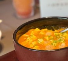 Stone Pot Crab Roe Shrimp Tofu