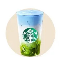 Matcha Ice Mountain Tea Latte