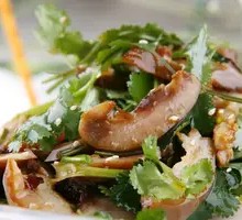Pork head meat with cucumber