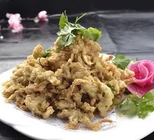 Crispy Fried Enoki Mushrooms