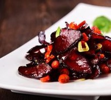 Stir-fried腊牛肉