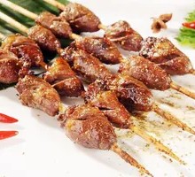 Grilled Chicken Hearts