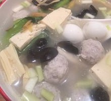 Fresh Meatball Soup