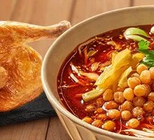 Crispy Half Chicken Spicy Noodles