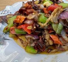 Stir-Fried Lamb Head Meat