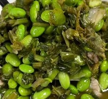 Bamboo Shoots Stir-Fried with Edamame