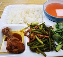 Two Meat Dishes and One Vegetarian