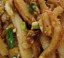 Egg Fried Rice Cake