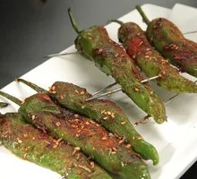 Grilled Green Chili