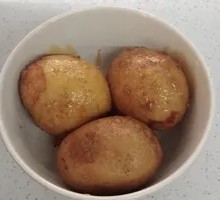 Honey-glazed egg