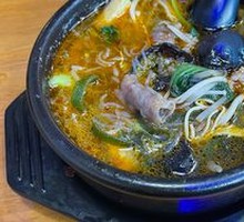 Beef and Enoki Mushroom Hot Pot