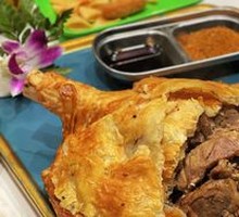 Bread-Crusted Lamb Leg