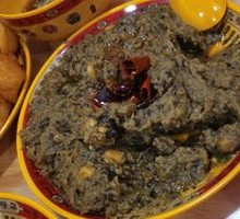 Old Beijing Tofu with Mustard Greens