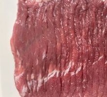 Hand-Cut Fresh Lamb with Big Knife