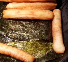 Soy-Braised Reservoir Fish Head with Fried Crullers