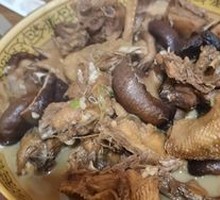 Chicken Stewed with Mushrooms