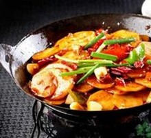 Spicy Potatoes in Dry Pot